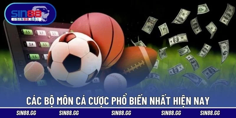 Các bộ môn cá cược phổ biến nhất hiện nayv