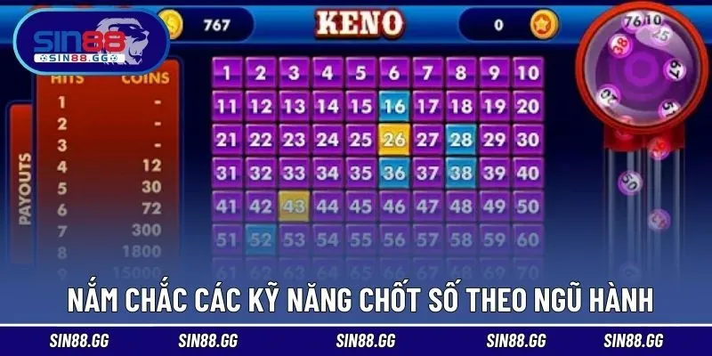Nắm chắc các kỹ năng chốt số theo ngũ hành 