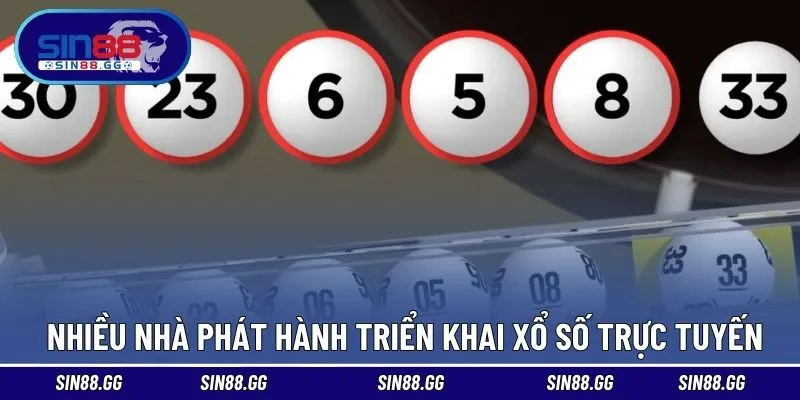 Nhiều nhà phát hành triển khai mô hình xổ số trực tuyến